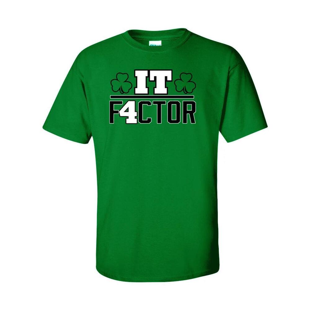 Green Isaiah Thomas Boston Celtics It Factor T-Shirt Jersey S-5